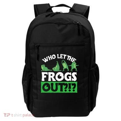 Who Let The Frogs Out Backpack
