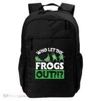 Who Let The Frogs Out Backpack thumb 0