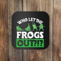 Who Let The Frogs Out Coaster thumb 0