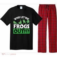 Who Let The Frogs Out Pajama Set thumb 0