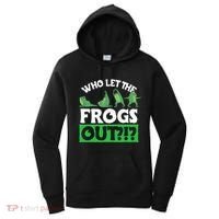Who Let The Frogs Out Women's Hoodie thumb 0