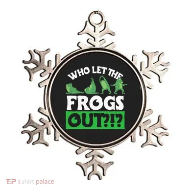 Who Let The Frogs Out Ornament