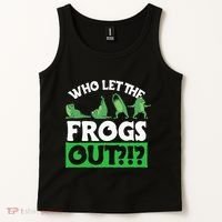 Who Let The Frogs Out Tank Top thumb 2