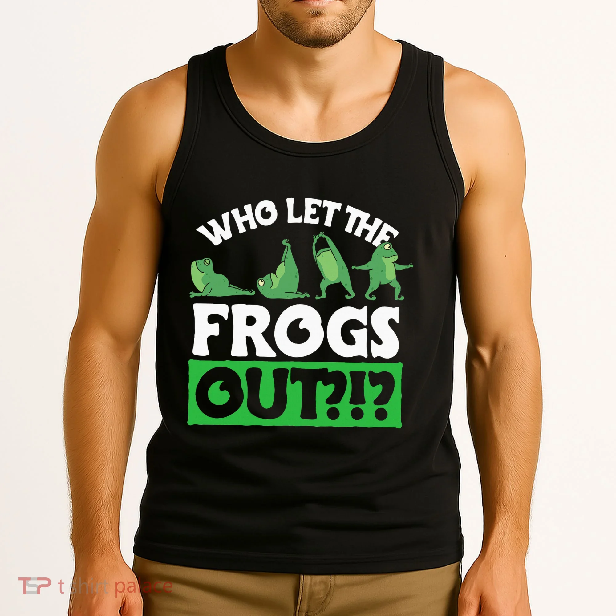 Who Let The Frogs Out Tank Top