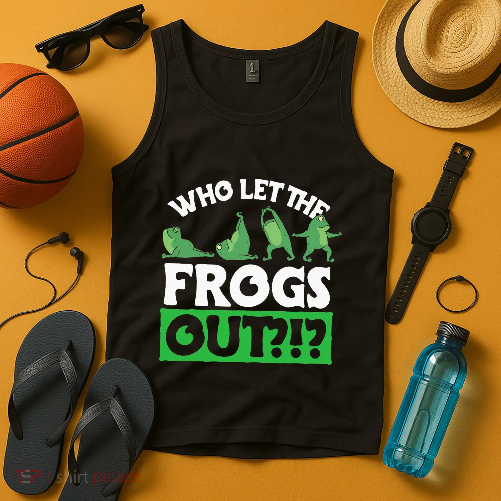 Who Let The Frogs Out Tank Top