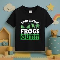 Who Let The Frogs Out Toddler T-Shirt thumb 3