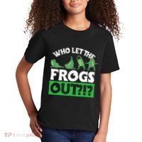 Who Let The Frogs Out Kids T-Shirt thumb 2