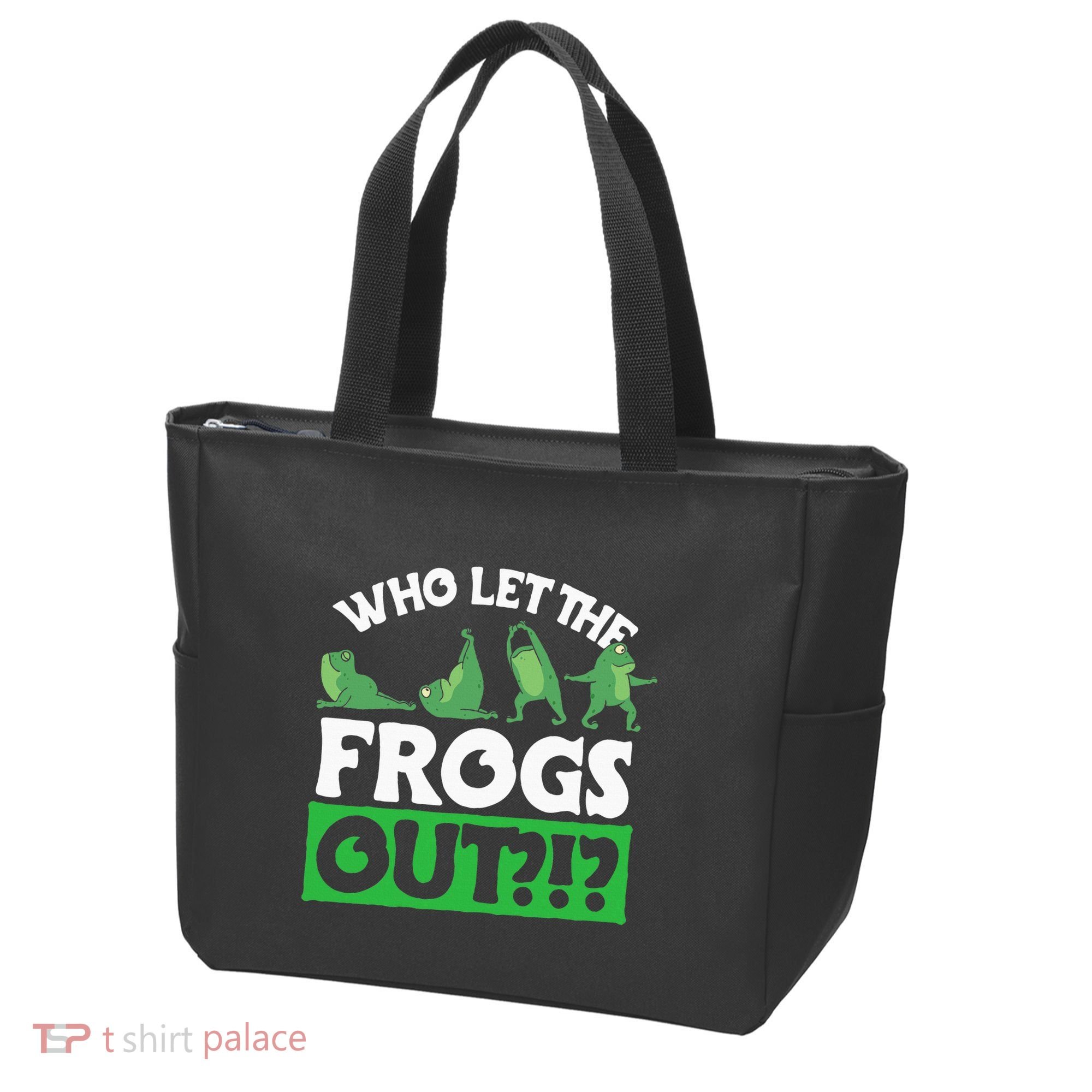 Who Let The Frogs Out Tote Bag