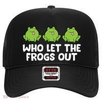 Who Let The Frogs Out Cute Frog Squad Frog Lovers Hat thumb 0