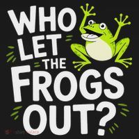 Who Let The Frogs Ou Funny Frog Lovers Sweatshirt thumb 3