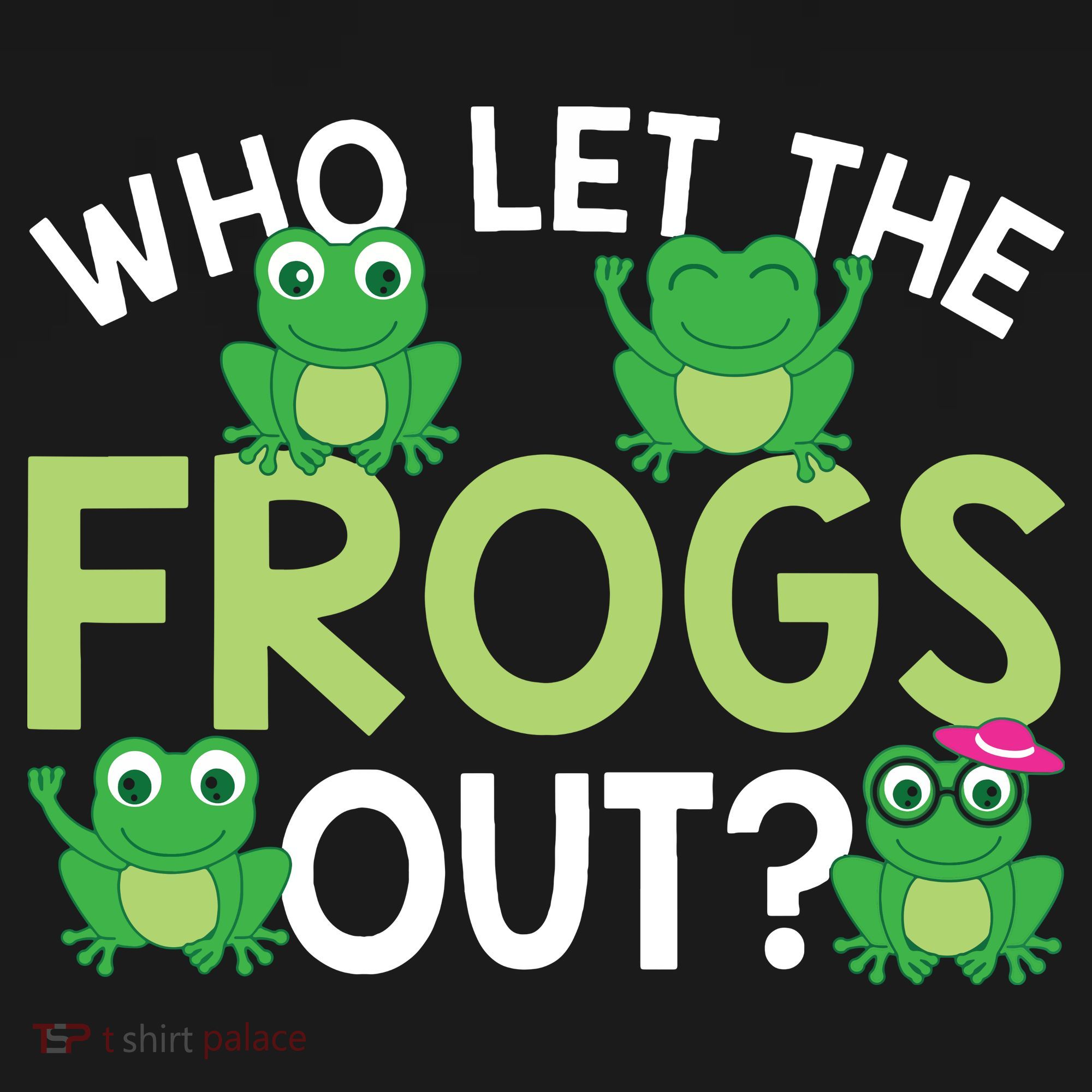 Who Let The Frogs Out Funny Frog Lovers MM Women's Tank Top