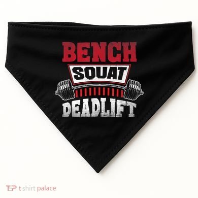 Weight Lifting Training Powerlifting Bench Squat Deadlift USA-Made Doggie Bandana