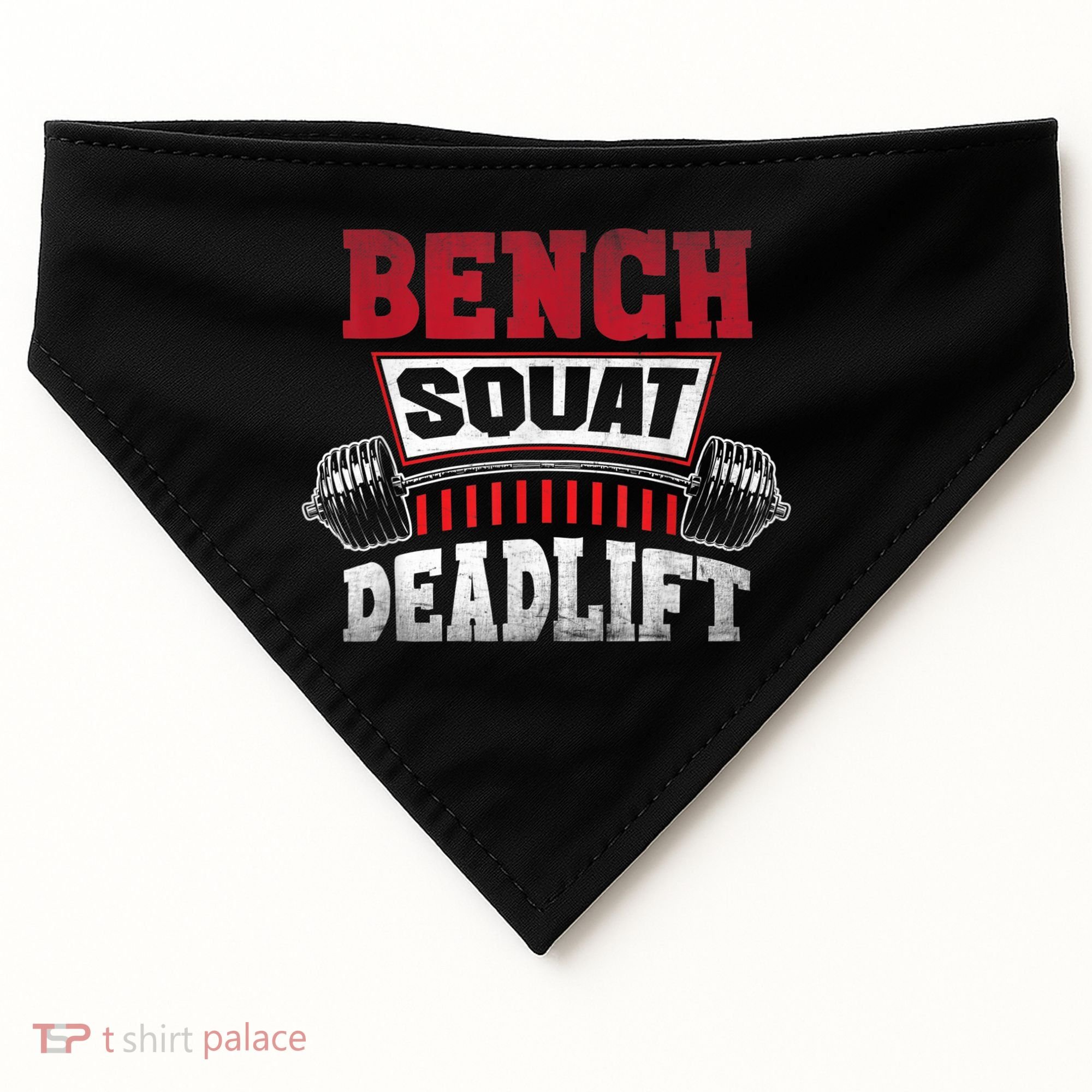 Weight Lifting Training Powerlifting Bench Squat Deadlift USA-Made Doggie Bandana