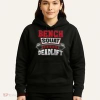 Weight Lifting Training Powerlifting Bench Squat Deadlift Hoodie thumb 5
