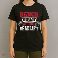 Weight Lifting Training Powerlifting Bench Squat Deadlift T-Shirt thumb 4