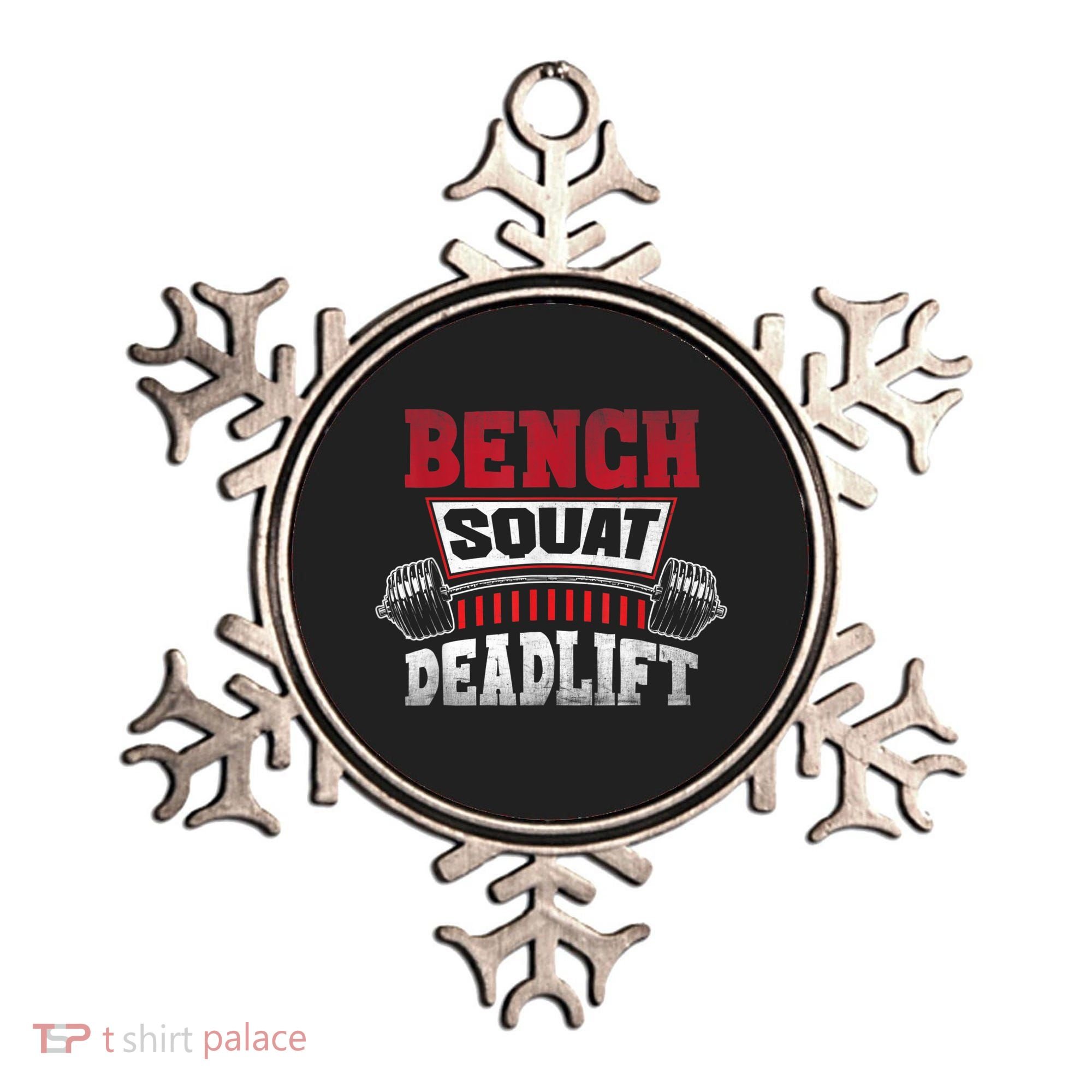 Weight Lifting Training Powerlifting Bench Squat Deadlift Ornament