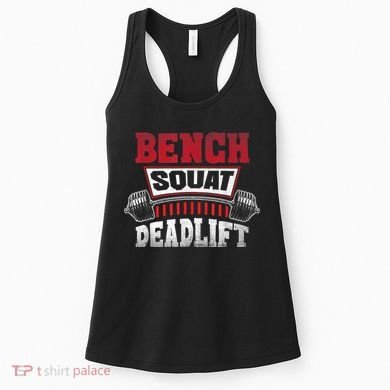 Weight Lifting Training Powerlifting Bench Squat Deadlift Women's Tank Top