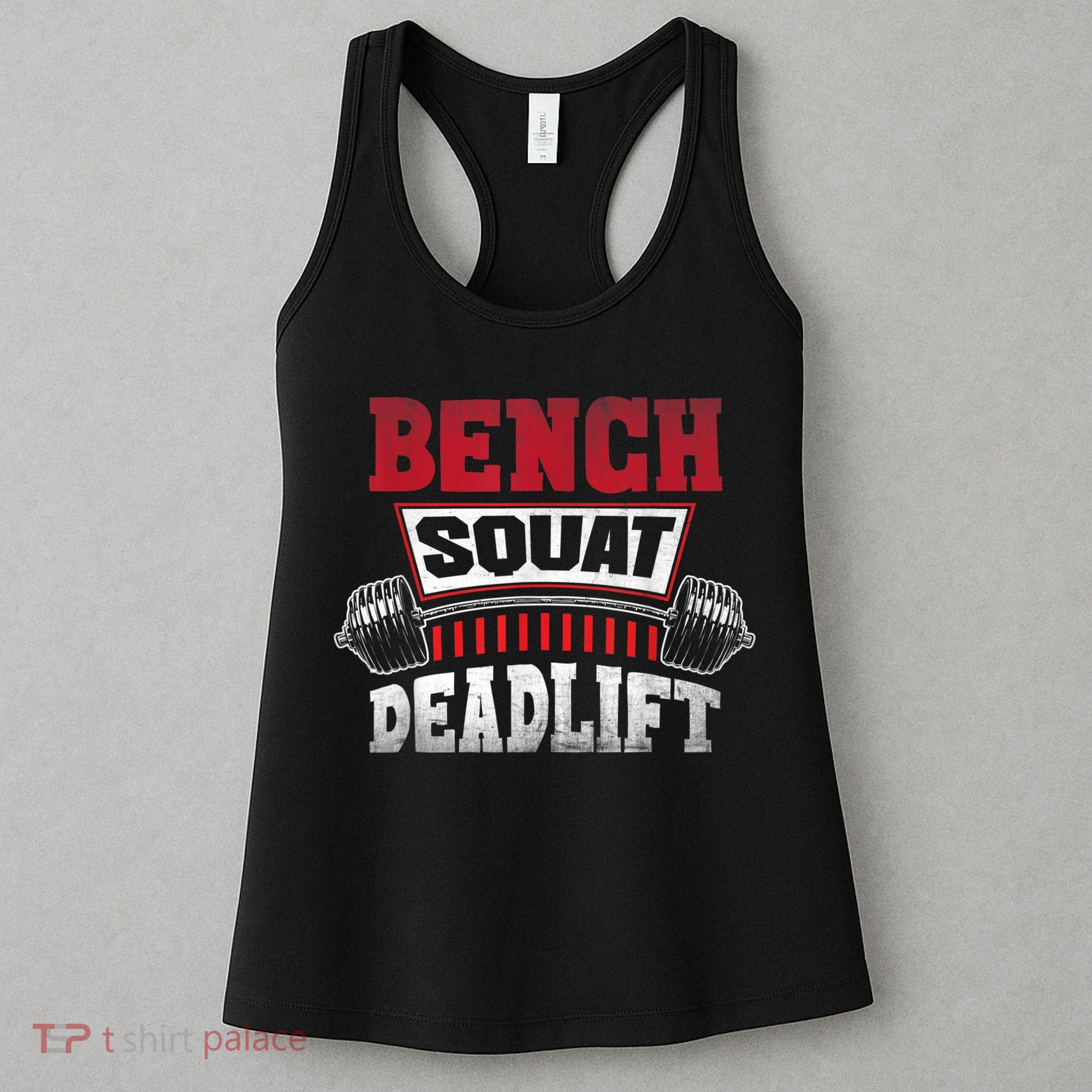 Weight Lifting Training Powerlifting Bench Squat Deadlift Women's Tank Top