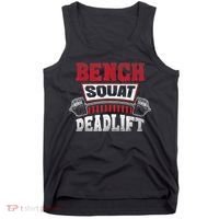 Weight Lifting Training Powerlifting Bench Squat Deadlift Tank Top thumb 0