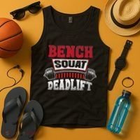 Weight Lifting Training Powerlifting Bench Squat Deadlift Tank Top thumb 4