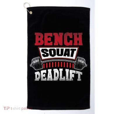 Weight Lifting Training Powerlifting Bench Squat Deadlift Golf Towel