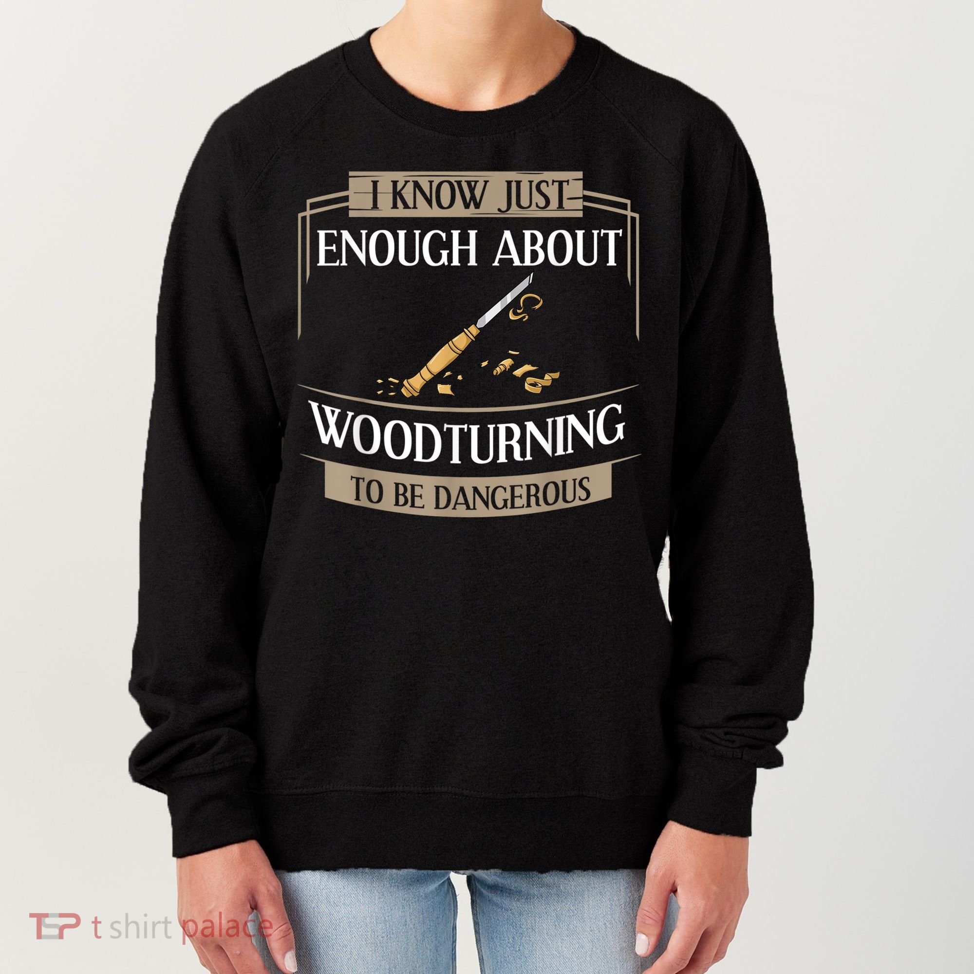 Woodturner Lathe Tools Project Woodturning Women's Sweatshirt
