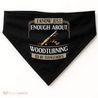 Woodturner Lathe Tools Project Woodturning USA-Made Doggie Bandana thumb 0