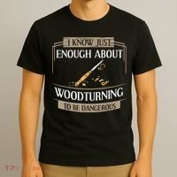 Woodturner Lathe Tools Project Woodturning T-Shirt thumb 3