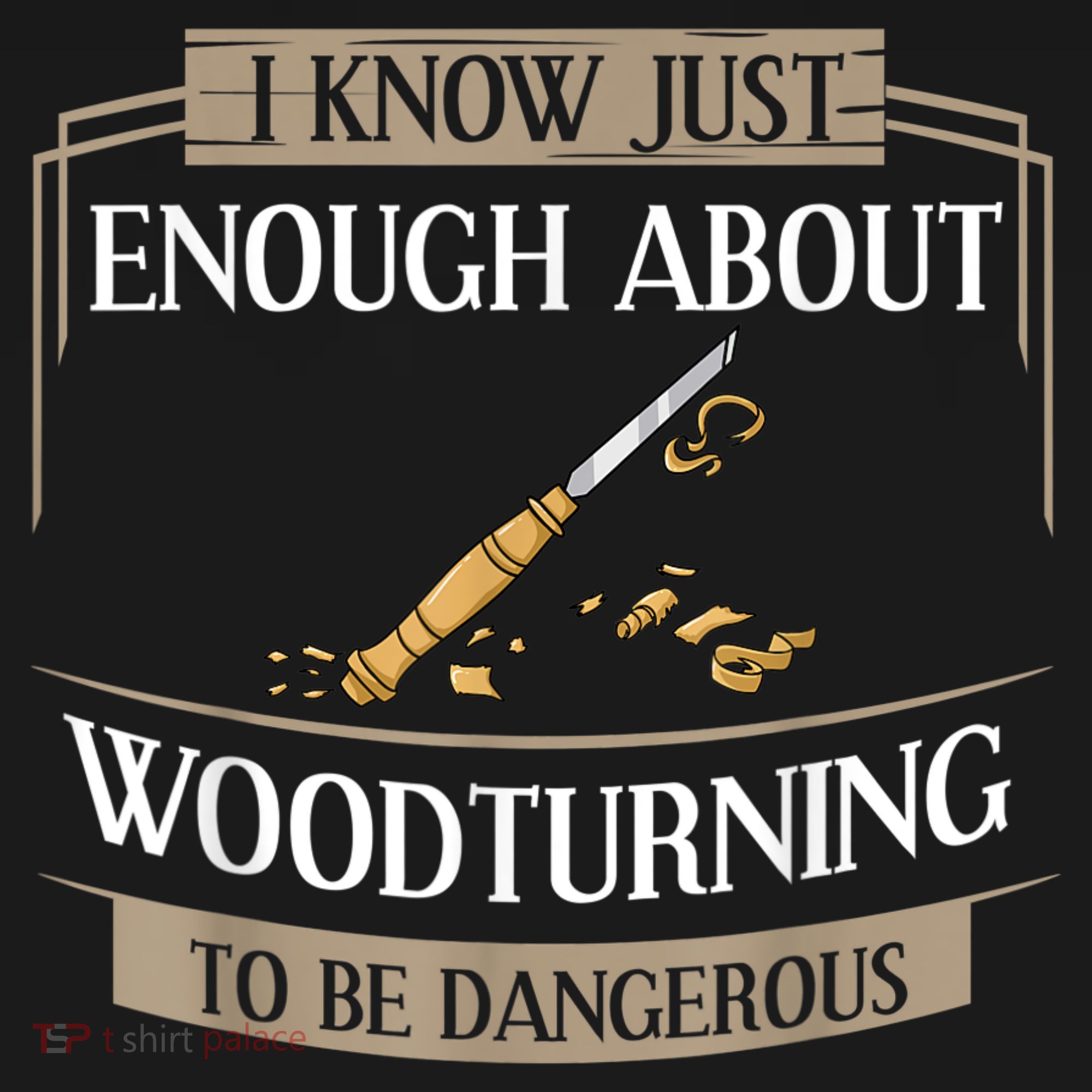 Woodturner Lathe Tools Project Woodturning Women's T-Shirt
