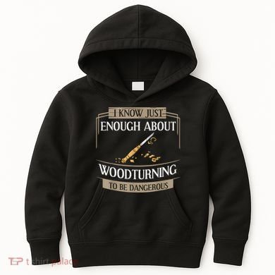 Woodturner Lathe Tools Project Woodturning Kids Hoodie