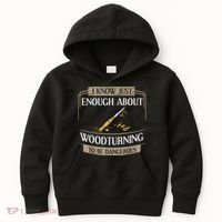 Woodturner Lathe Tools Project Woodturning Kids Hoodie thumb 0