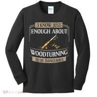 Woodturner Lathe Tools Project Woodturning Kids Long Sleeve Shirt thumb 0