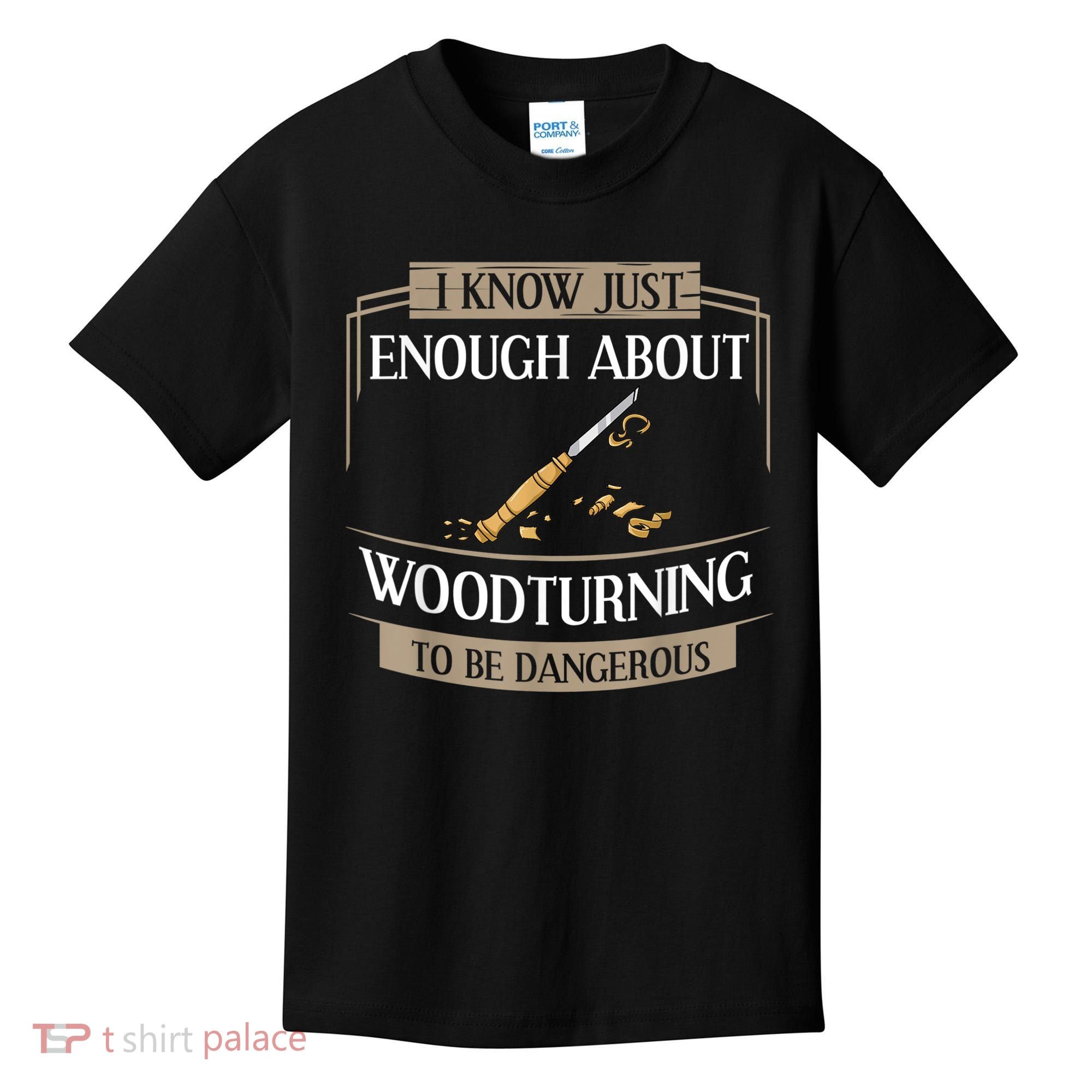 Woodturner Lathe Tools Project Woodturning Kids T-Shirt