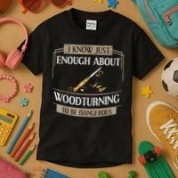Woodturner Lathe Tools Project Woodturning Kids T-Shirt thumb 3