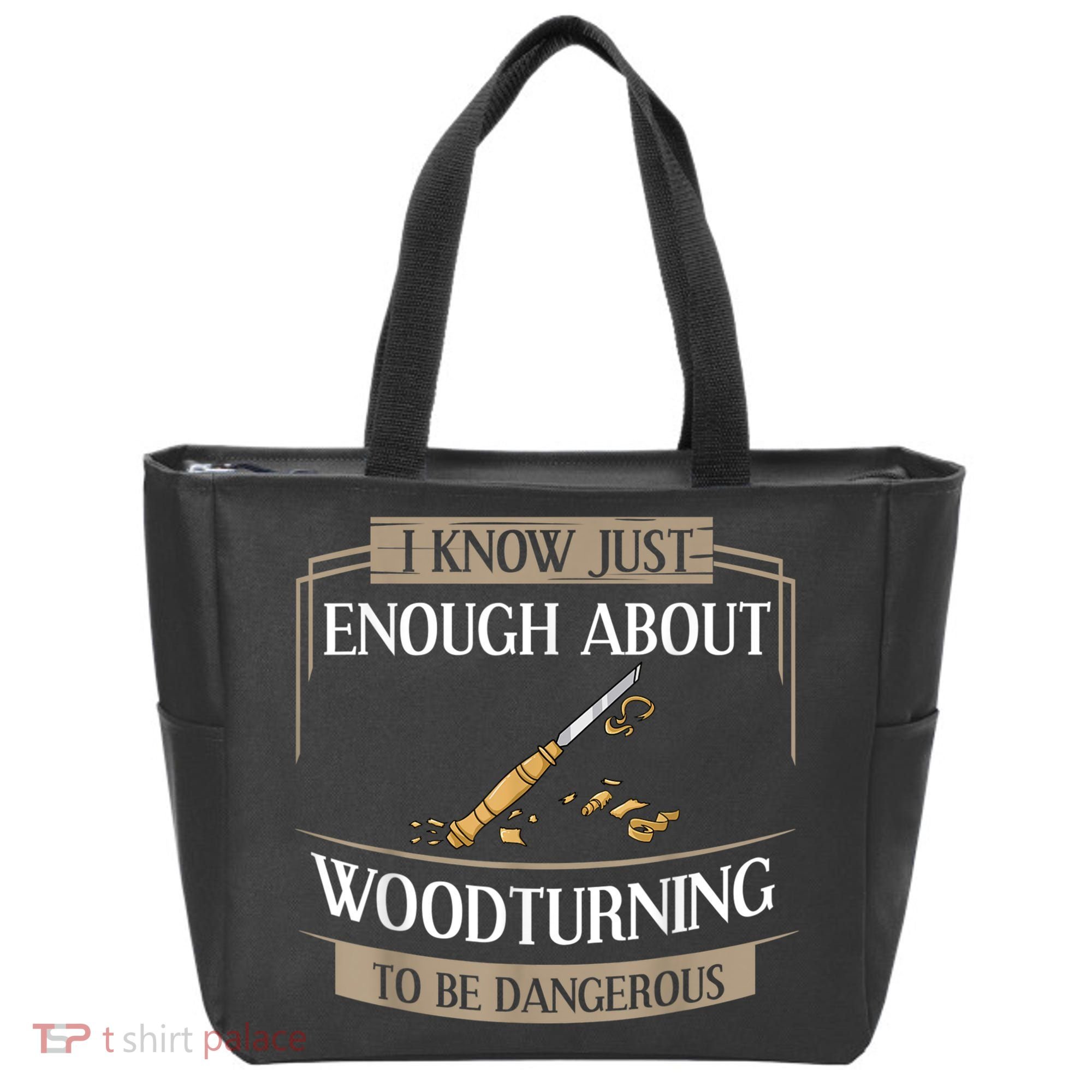 Woodturner Lathe Tools Project Woodturning Tote Bag