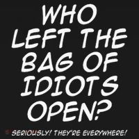 Who Left The Bag Of Idiots Open Seriously TheyRe Everywhere= Hoodie thumb 7