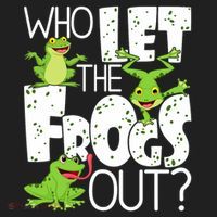 Who Let The Frogs Out Funny Amphibian Lover Frog Owner Beanie thumb 2