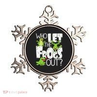 Who Let The Frogs Out Funny Amphibian Lover Frog Owner Ornament thumb 0