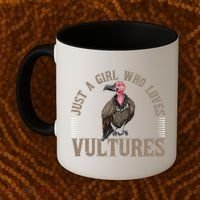 Who Loves Vultures Carrion Scavenger Bird Coffee Mug thumb 2
