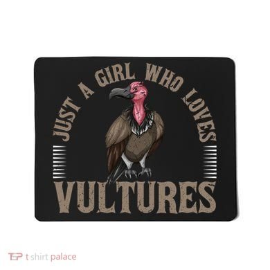 Who Loves Vultures Carrion Scavenger Bird Mousepad