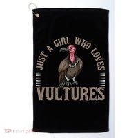 Who Loves Vultures Carrion Scavenger Bird Golf Towel thumb 0