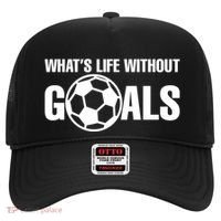 Whats Life Without Goals Soccer Player Coach Hat thumb 0