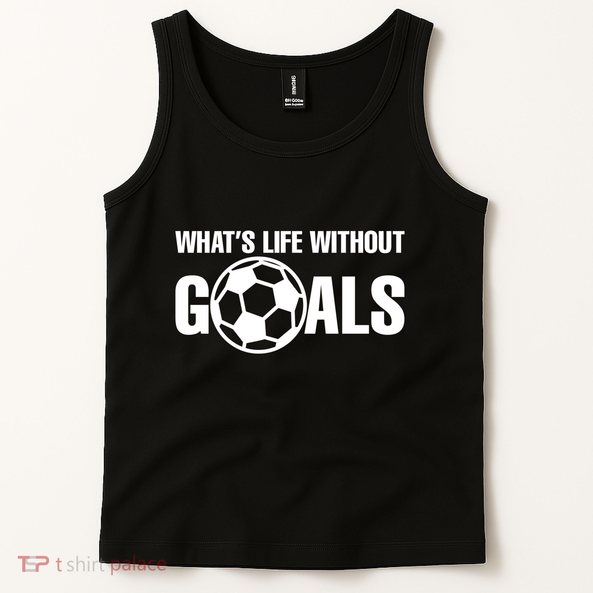 Whats Life Without Goals Soccer Player Coach Tank Top