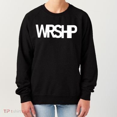 WRSHP Logo Worship Christian Women's Sweatshirt