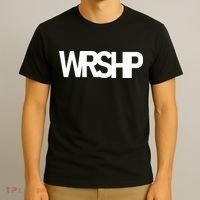 WRSHP Logo Worship Christian T-Shirt thumb 3