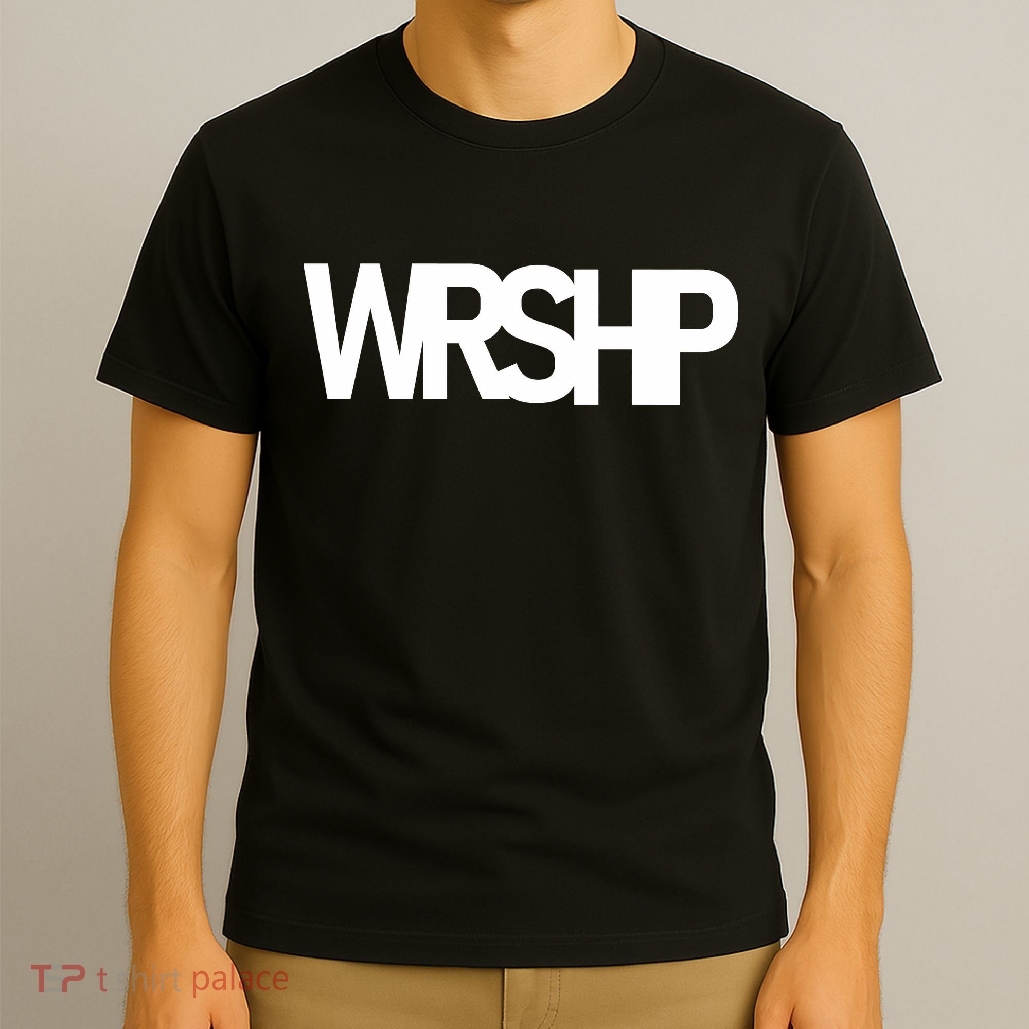 WRSHP Logo Worship Christian T-Shirt