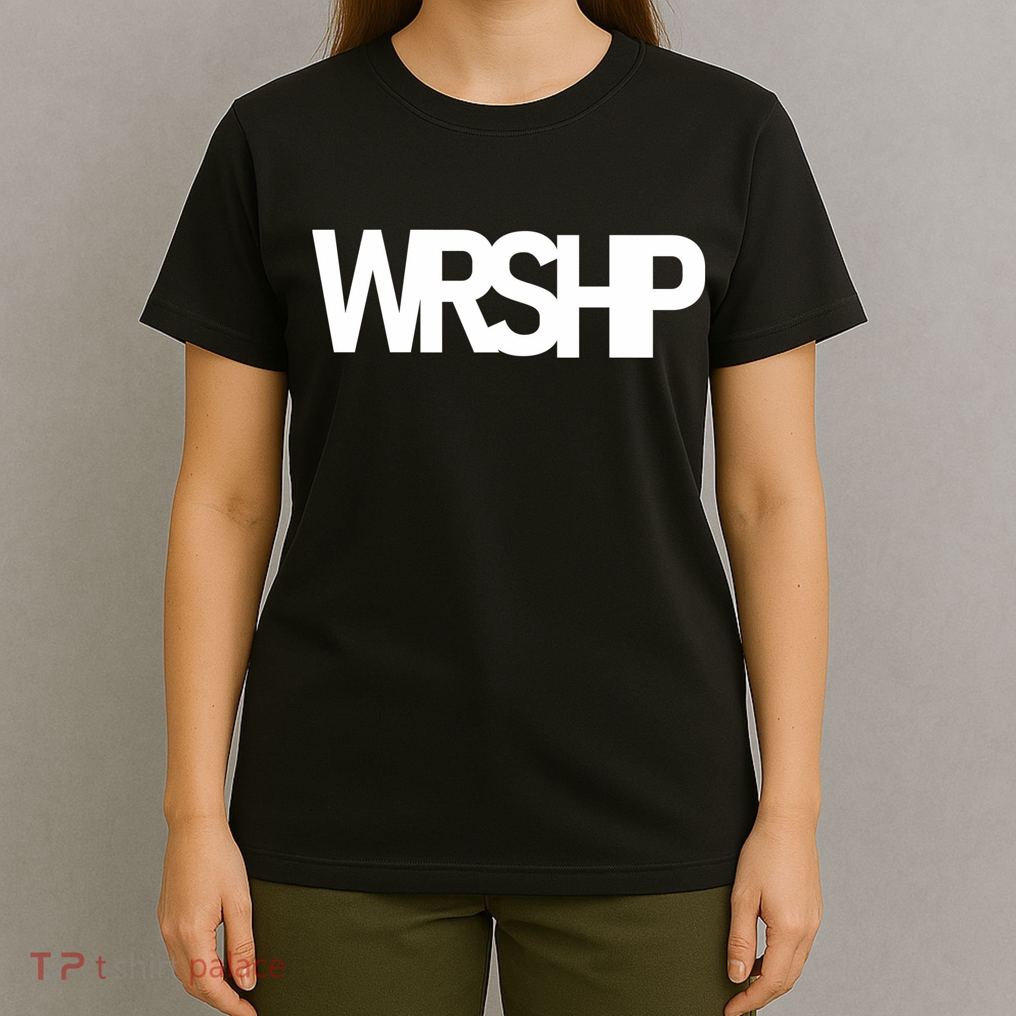 WRSHP Logo Worship Christian T-Shirt