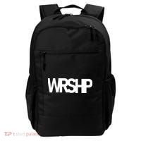 WRSHP Logo Worship Christian Backpack thumb 0