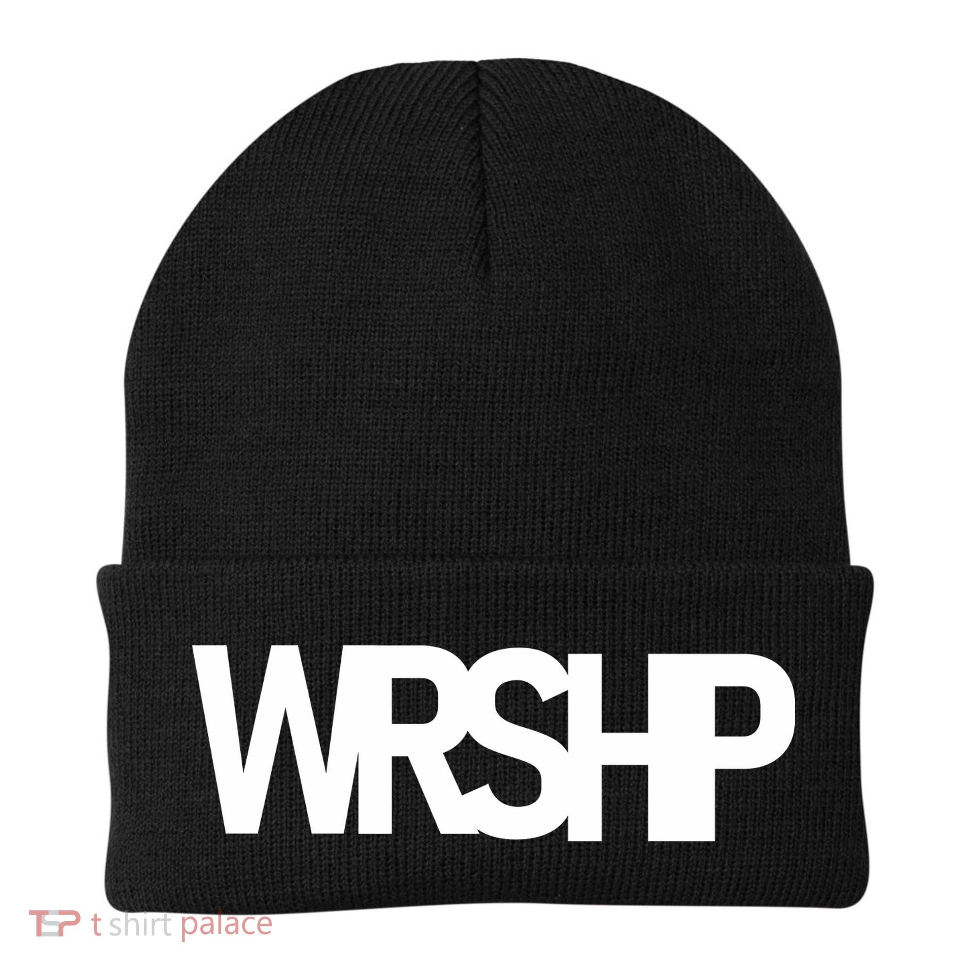 WRSHP Logo Worship Christian Beanie