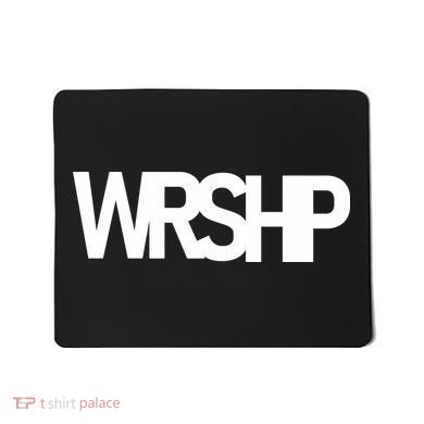 WRSHP Logo Worship Christian Mousepad